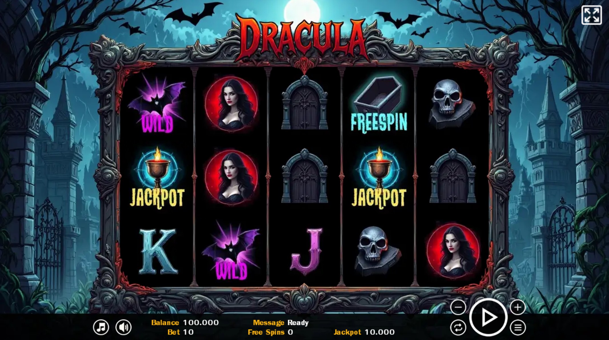 Dracula Slot Screenshot